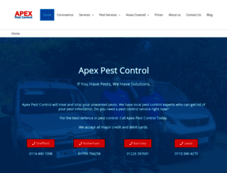 apex-pest-control.co.uk screenshot