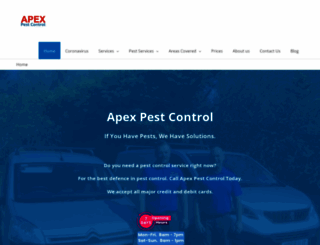 apex-pest-control.co.uk screenshot