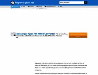 apex-rm-rmvb-converter.programas-gratis.net screenshot