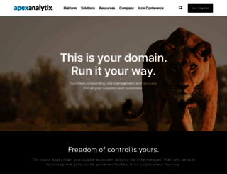 apexanalytix.com screenshot