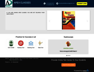 apexclasses.onlinetyari.org screenshot