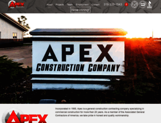 apexconstructionco.com screenshot