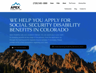 apexdisabilitylaw.com screenshot