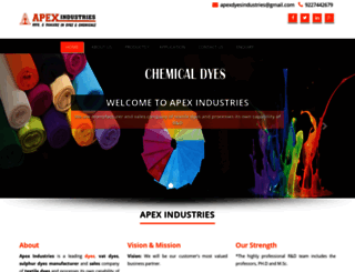 apexdyesindustries.com screenshot