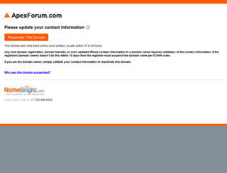 apexforum.com screenshot