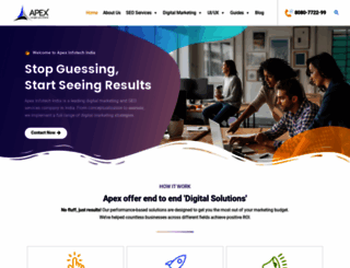 apexinfotechindia.com screenshot