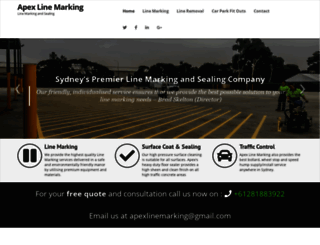 apexlinemarking.com.au screenshot