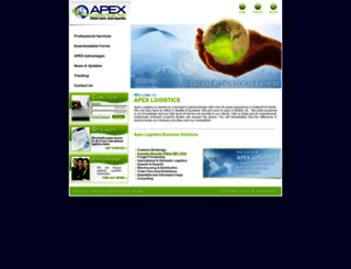 apexlogistics.com screenshot