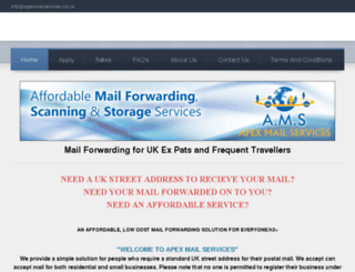 apexmailservices.co.uk screenshot