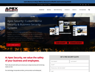 apexsecurity.com screenshot