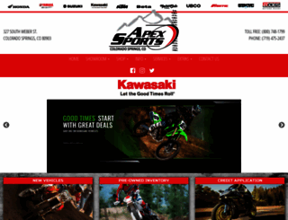 apexsportsinc.com screenshot