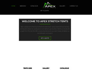 apexstretchtents.co.za screenshot