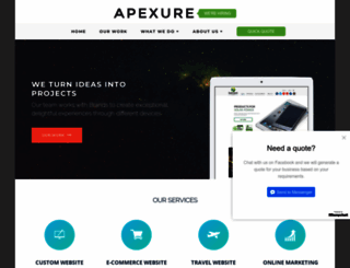 apexure.in screenshot