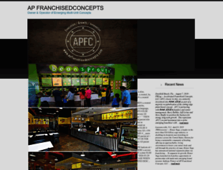 apfranchisedconcepts.com screenshot