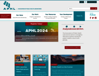 aphl.org screenshot