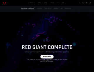 api-beta.redgiant.com screenshot
