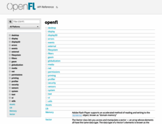 api.openfl.org screenshot