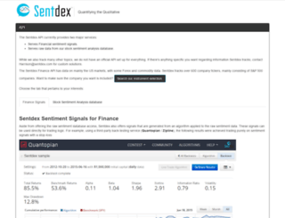 api.sentdex.com screenshot