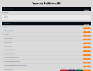 api.wannads.com screenshot