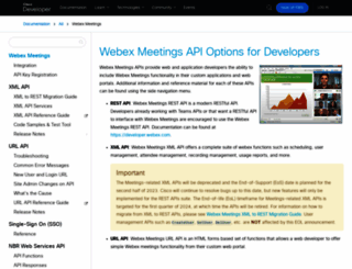 api.webex.com screenshot