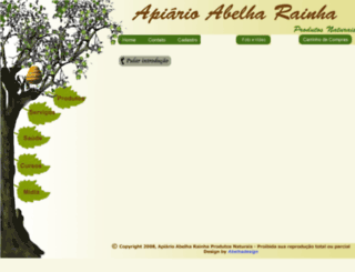 apiarioabelharainha.com.br screenshot