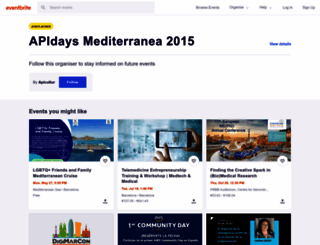 apidays-medit-2015.eventbrite.es screenshot