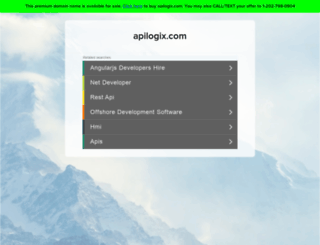 apilogix.com screenshot