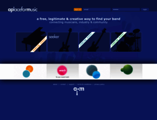 aplaceformusic.com screenshot