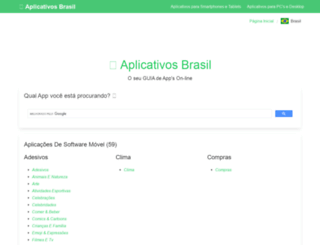 aplicativosbrasil.com screenshot