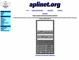 aplinet.org screenshot