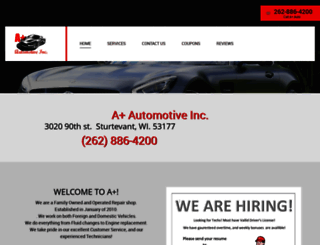 aplusautomotiveservice.com screenshot