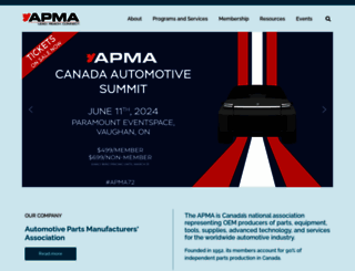 apma.ca screenshot