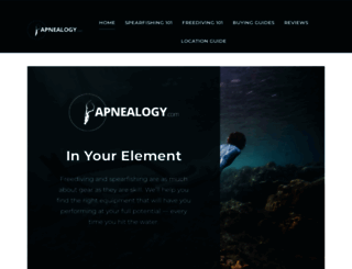 apnealogy.com screenshot
