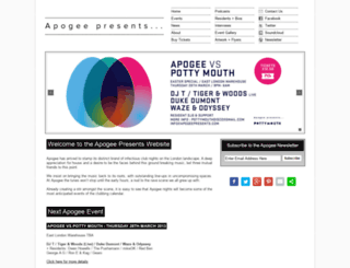 apogeepresents.com screenshot