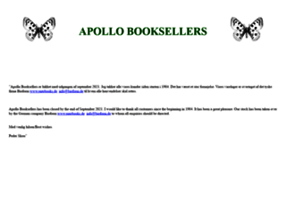 apollobooks.dk screenshot
