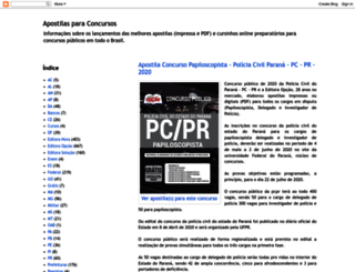 apostila-concurso.org screenshot