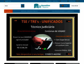 apostilasobjetiva.com.br screenshot