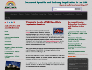 apostille-legalization.com screenshot