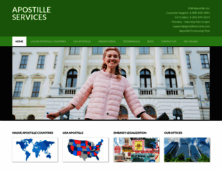 apostilleservices.com screenshot