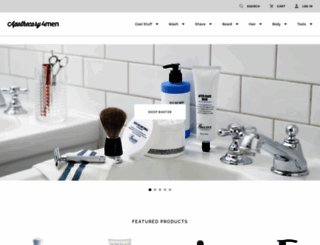 apothecary4men.com screenshot