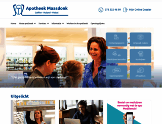 apotheekmaasdonk.nl screenshot