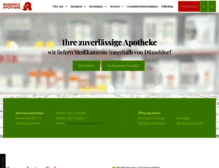 apotheke-bismarck.de screenshot