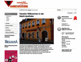 apotheke-muskau.de screenshot
