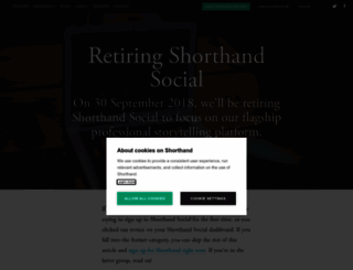 app-social.shorthand.com screenshot