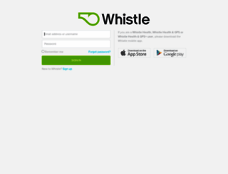 app-staging.whistle.com screenshot