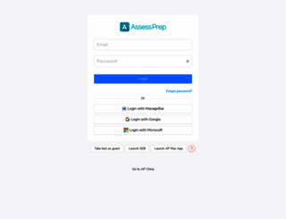 app.assessprep.com screenshot