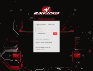 app.black-lister.com screenshot