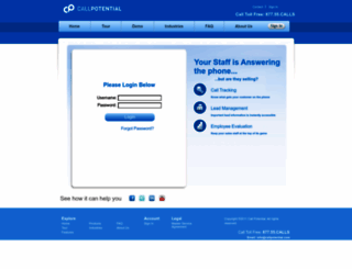app.callpotential.com screenshot