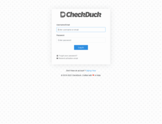 app.checkduck.com screenshot