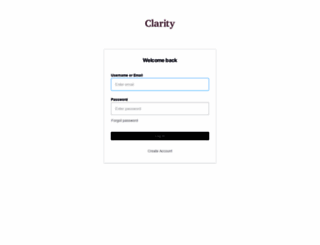 app.clarity.so screenshot